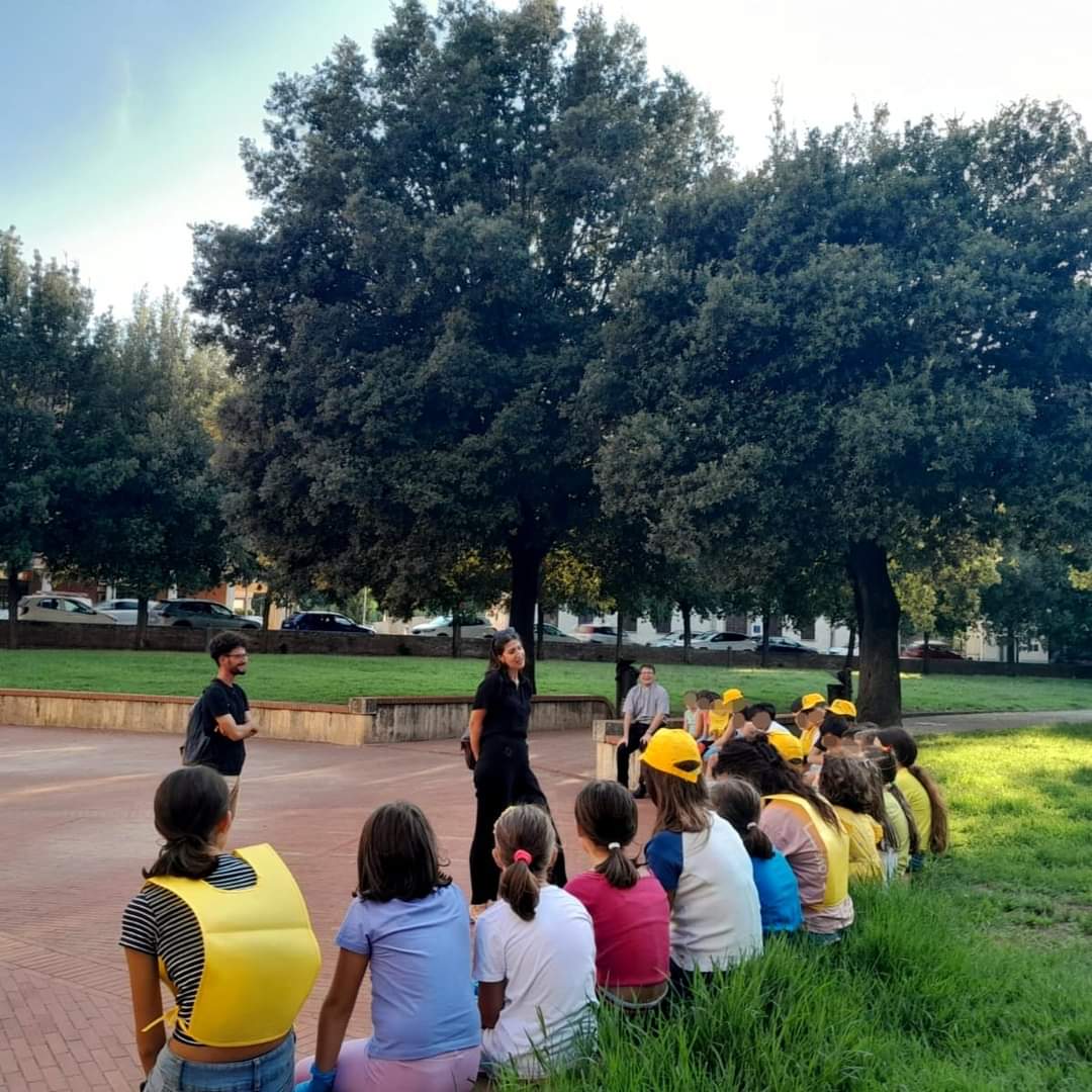 Immagine di uno degli incontri degli studenti con Sindaca e Assessore all'Ambiente