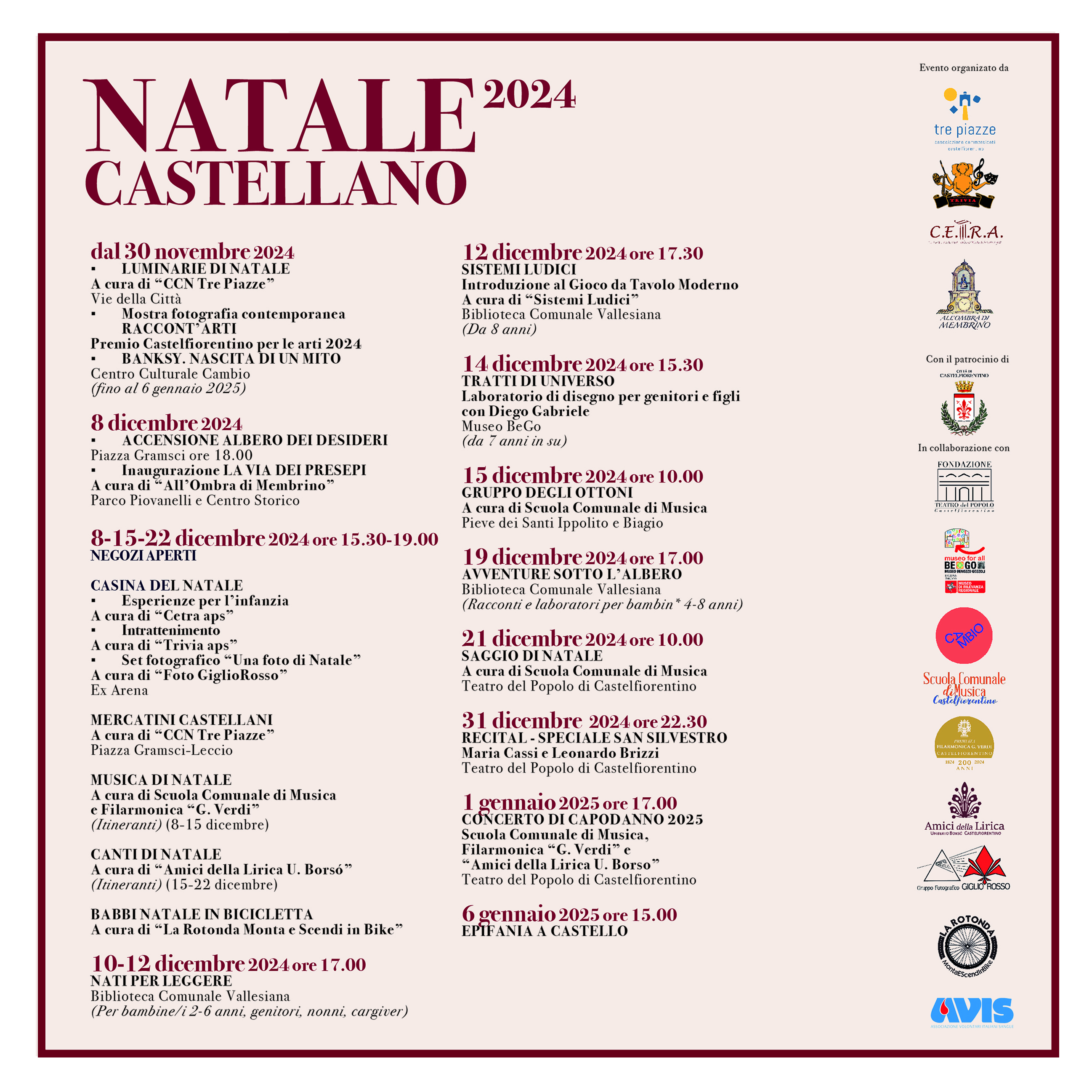 Il programma completo