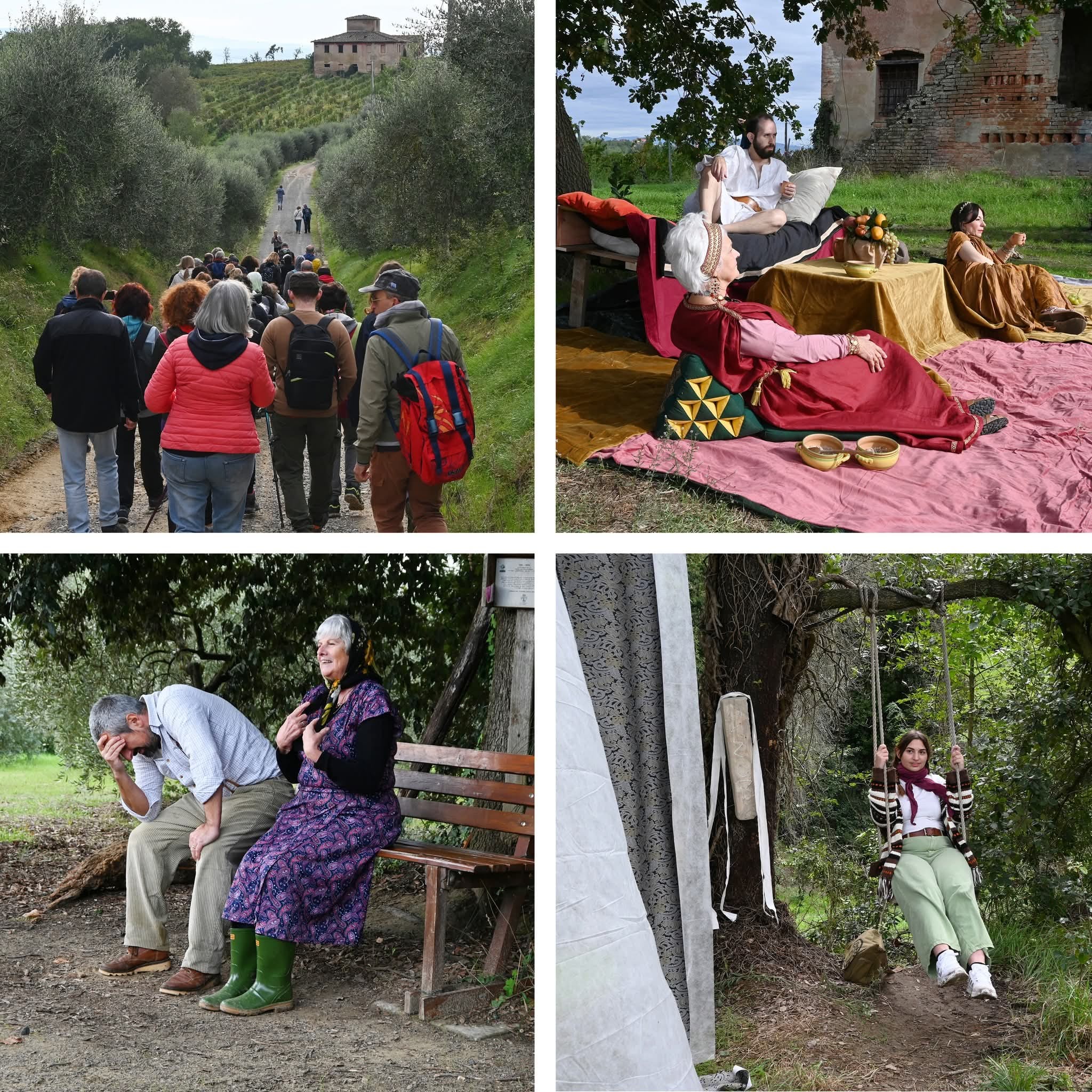 attività "Racconti in cammino" realizzata lo scorso anno