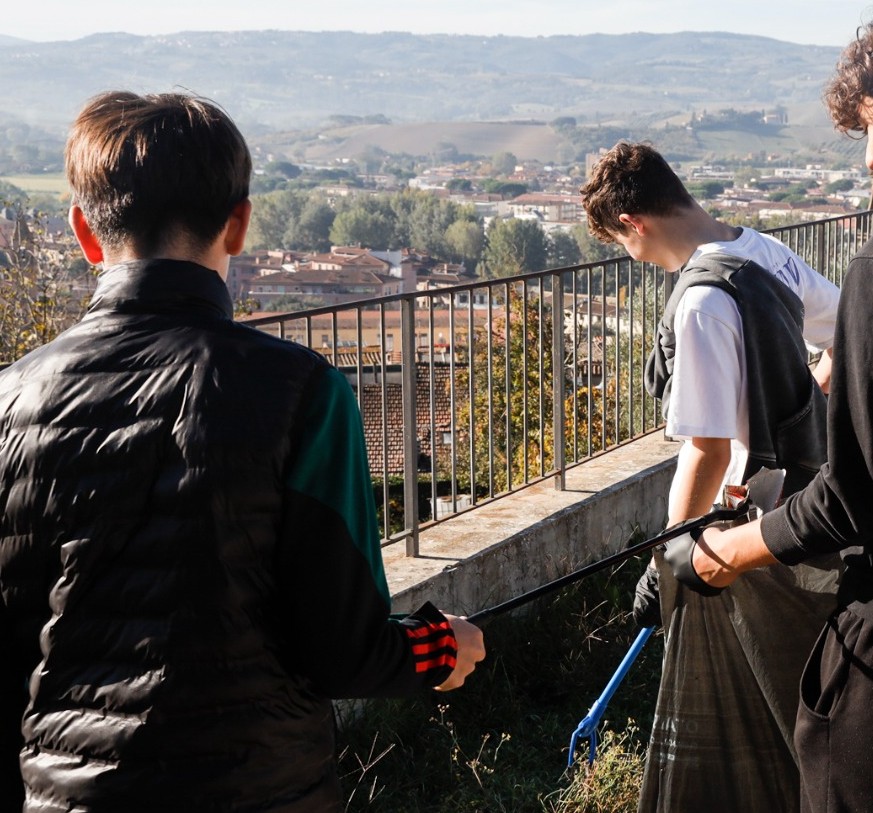 alcune immagini della raccolta a Castelfiorentino