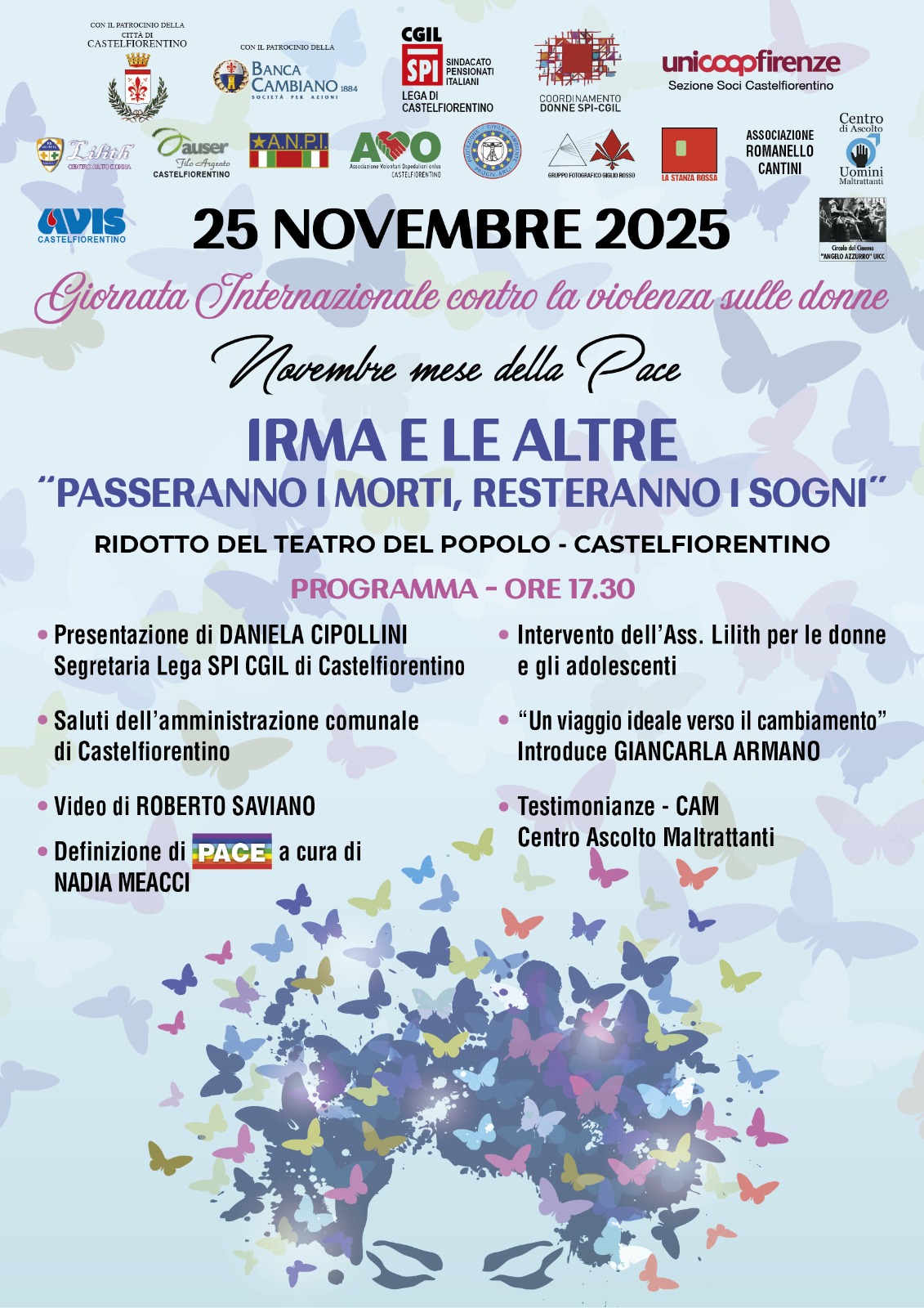 Locandina 25 novembre