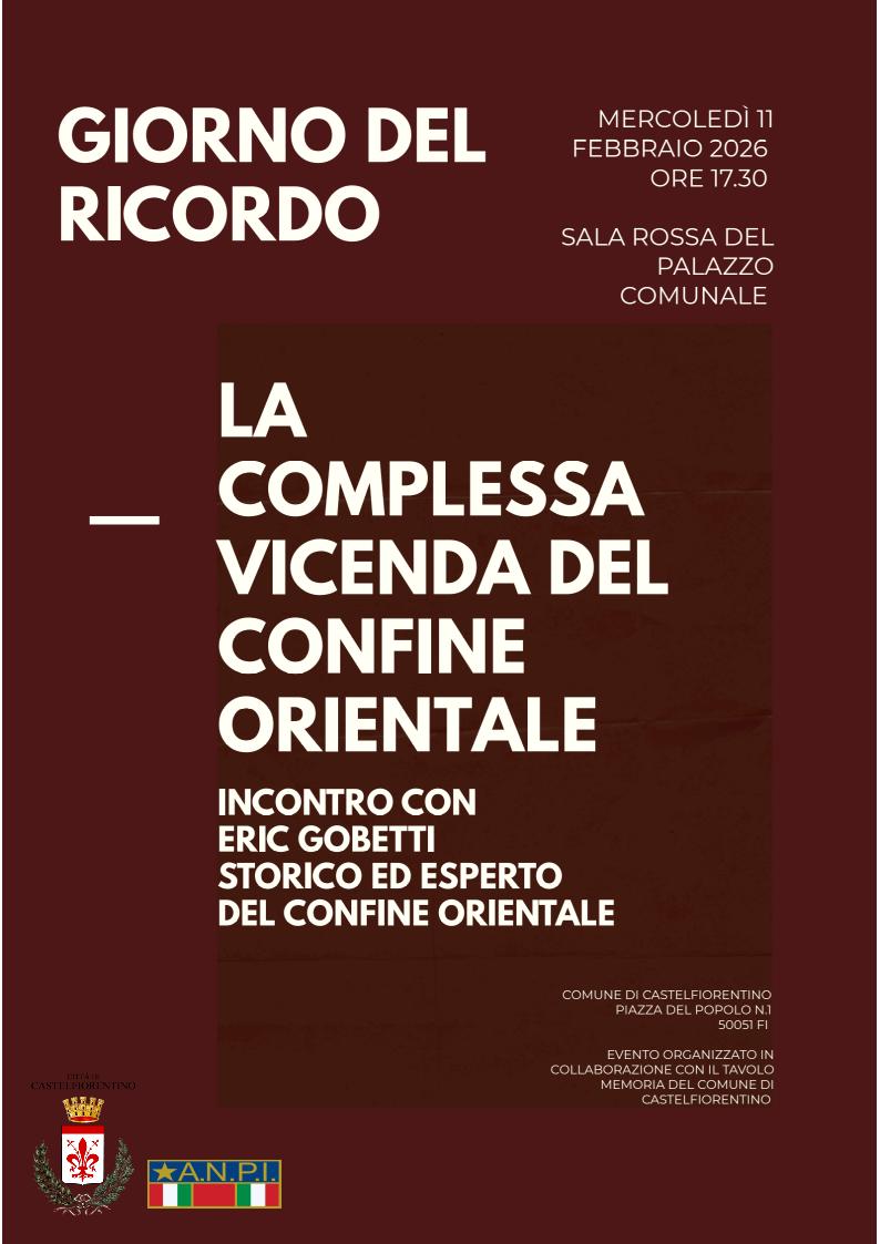 La locandina dell'iniziativa