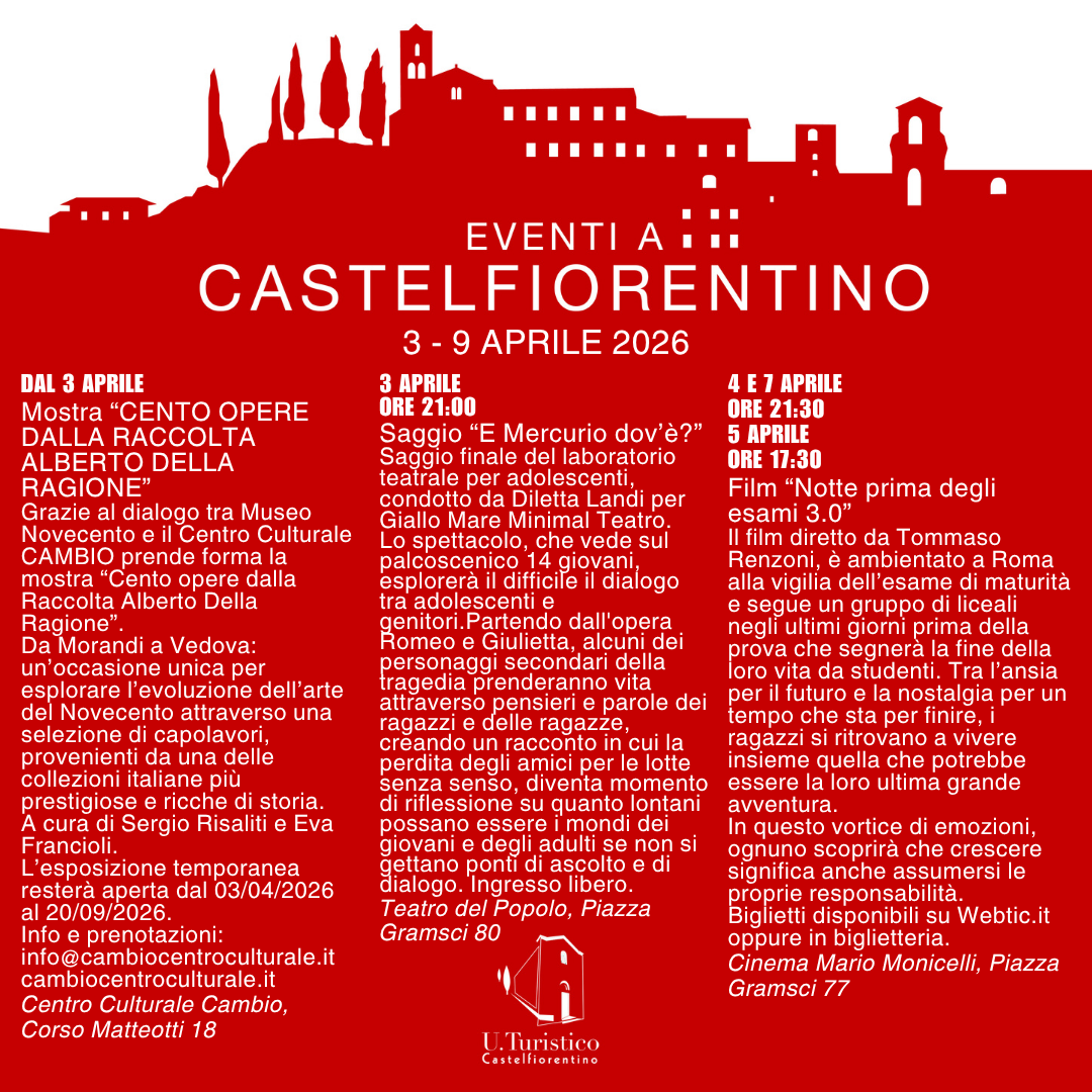 Newsletter Eventi a Castelfiorentino - pag. 1