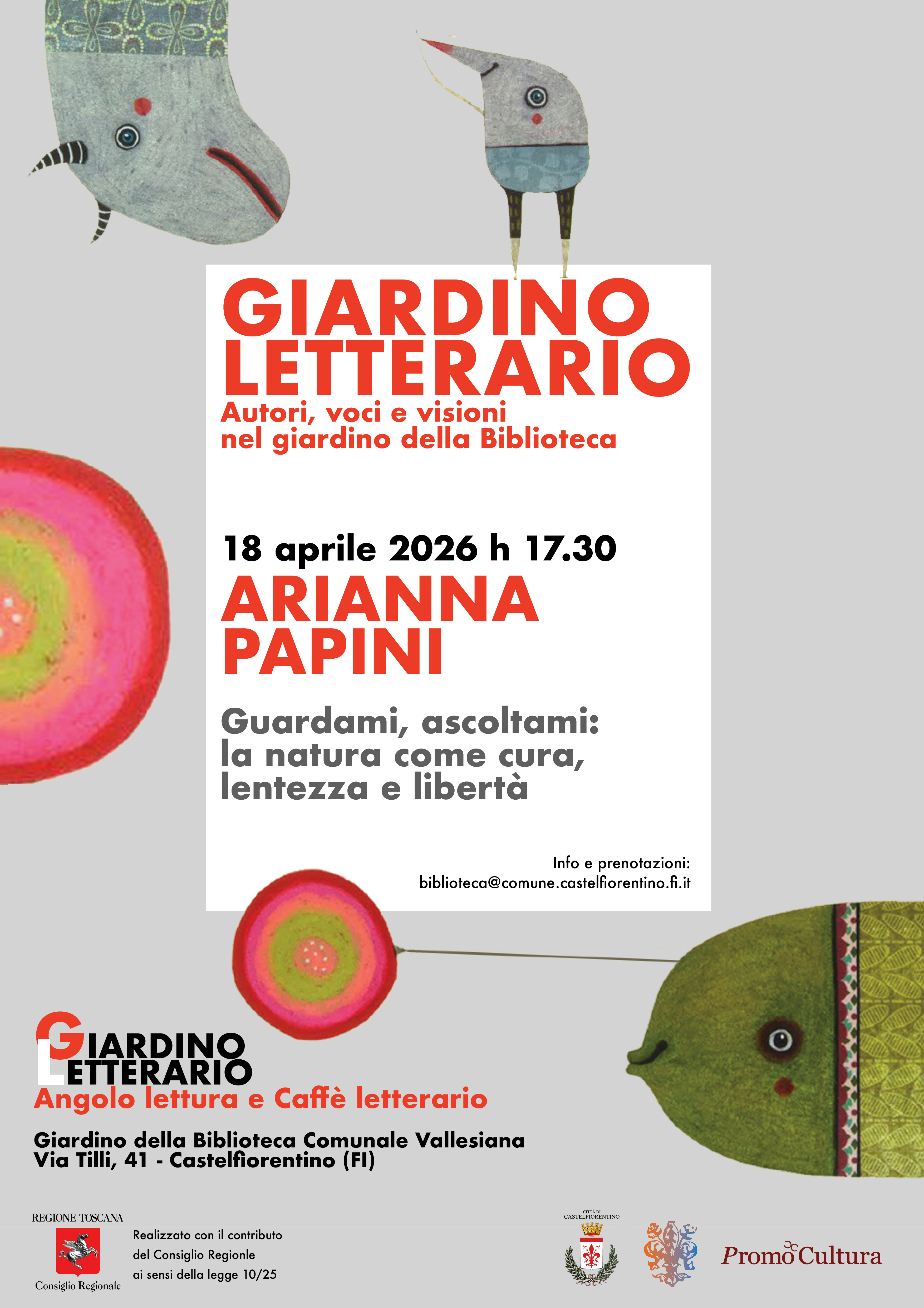 La locandina dell'iniziativa