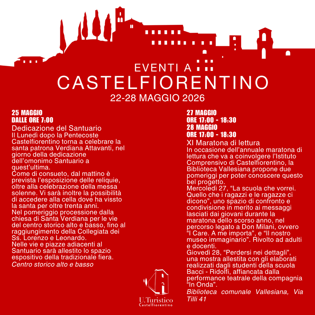 Newsletter eventi a Castelfiorentino 22 - 28 maggio 2026 - pag. 3