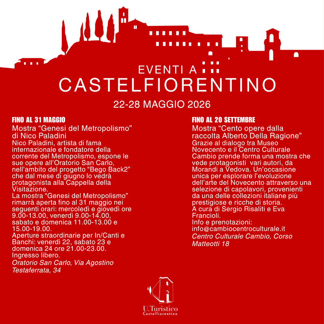 Newsletter eventi a Castelfiorentino 22 - 28 maggio 2026 - pag. 4