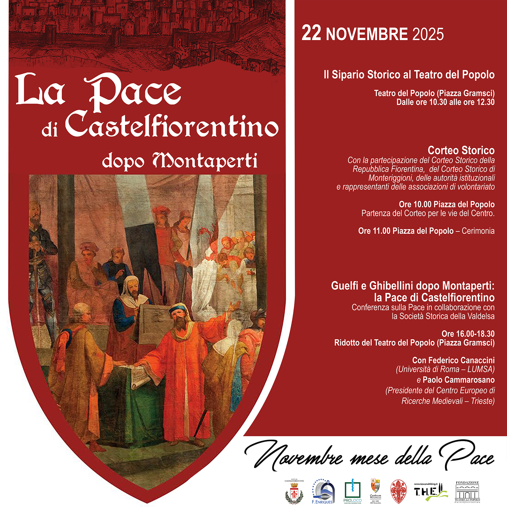 La locandina dell'iniziativa