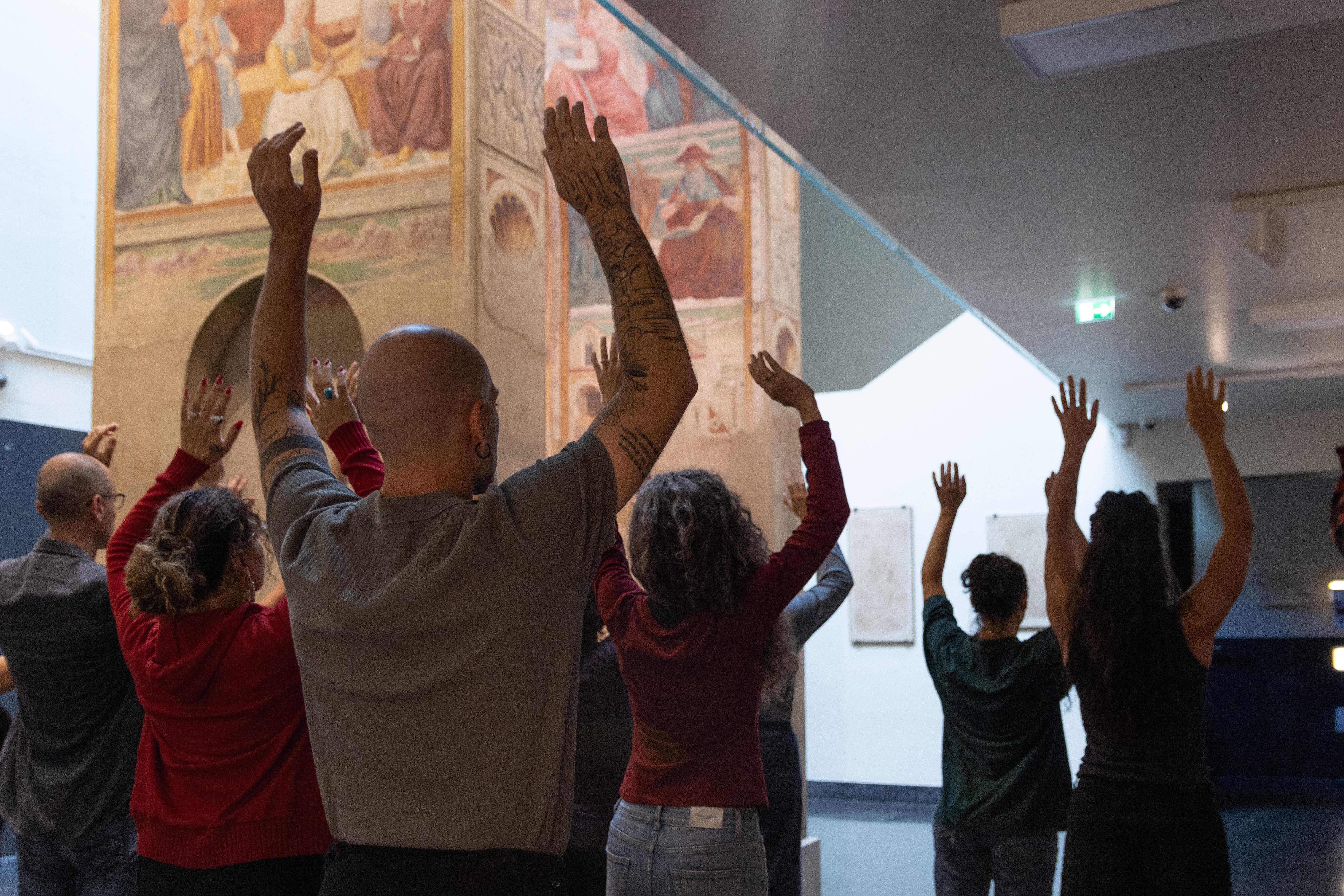 Un momento della performance - Foto di Maria Montesi
