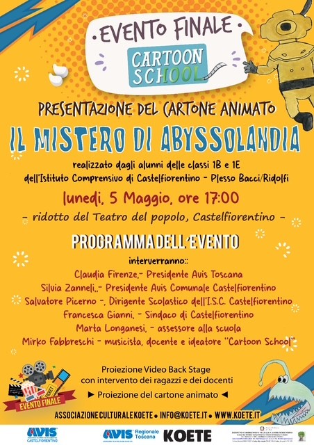 La locandina dell'iniziativa