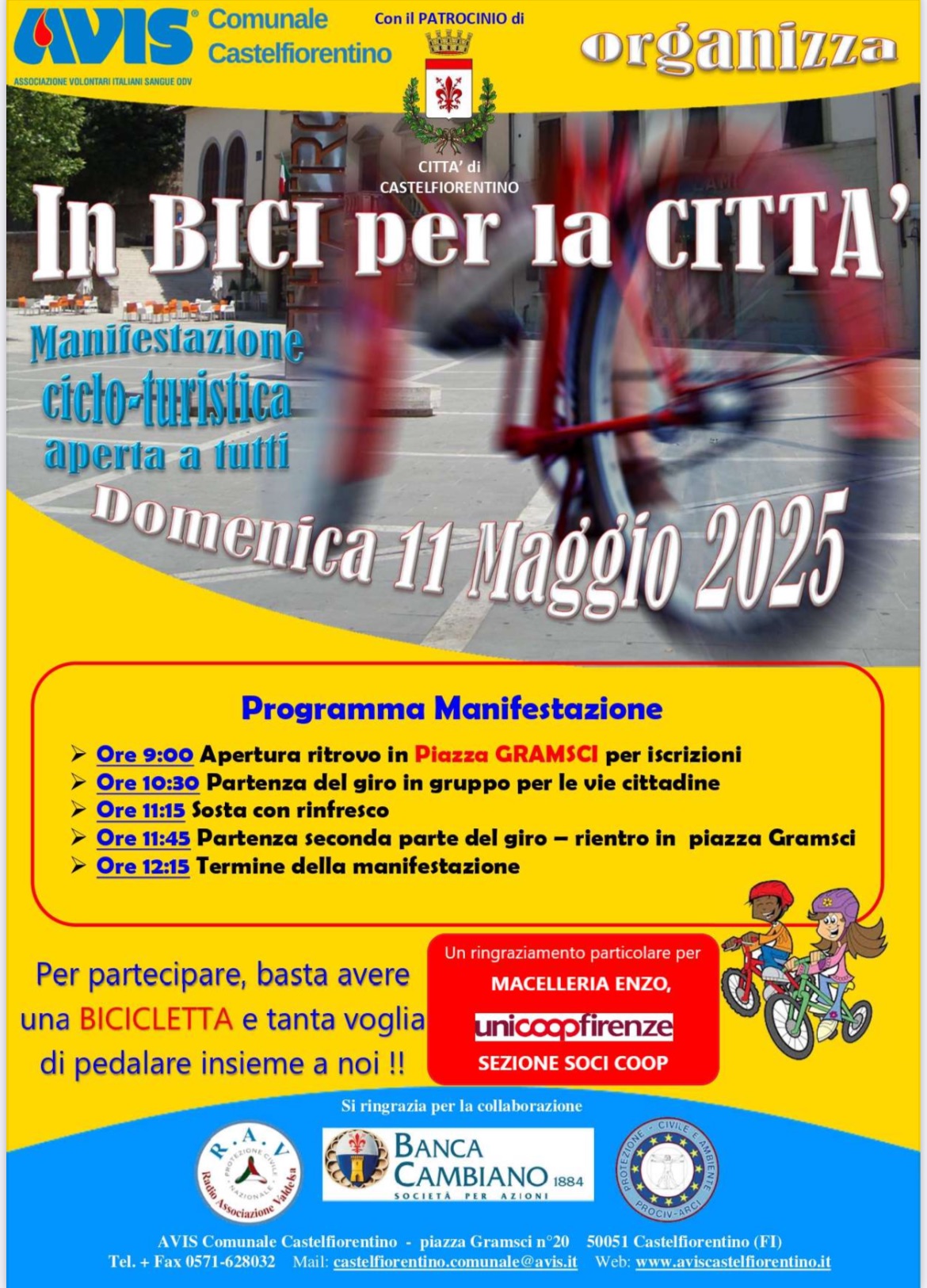 La locandina dell'iniziativa