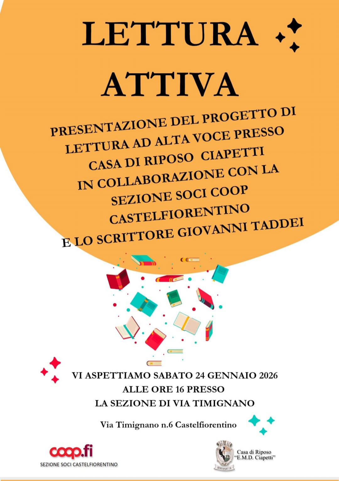 La locandina dell'iniziativa