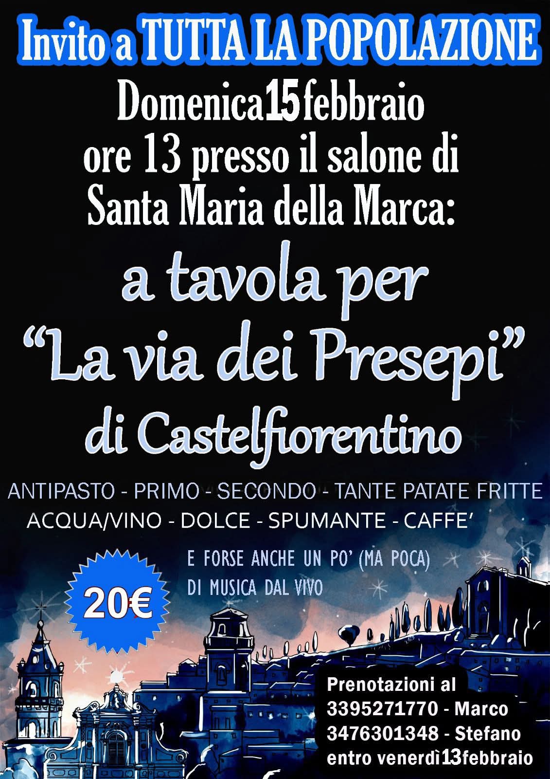 La locandina dell'iniziativa