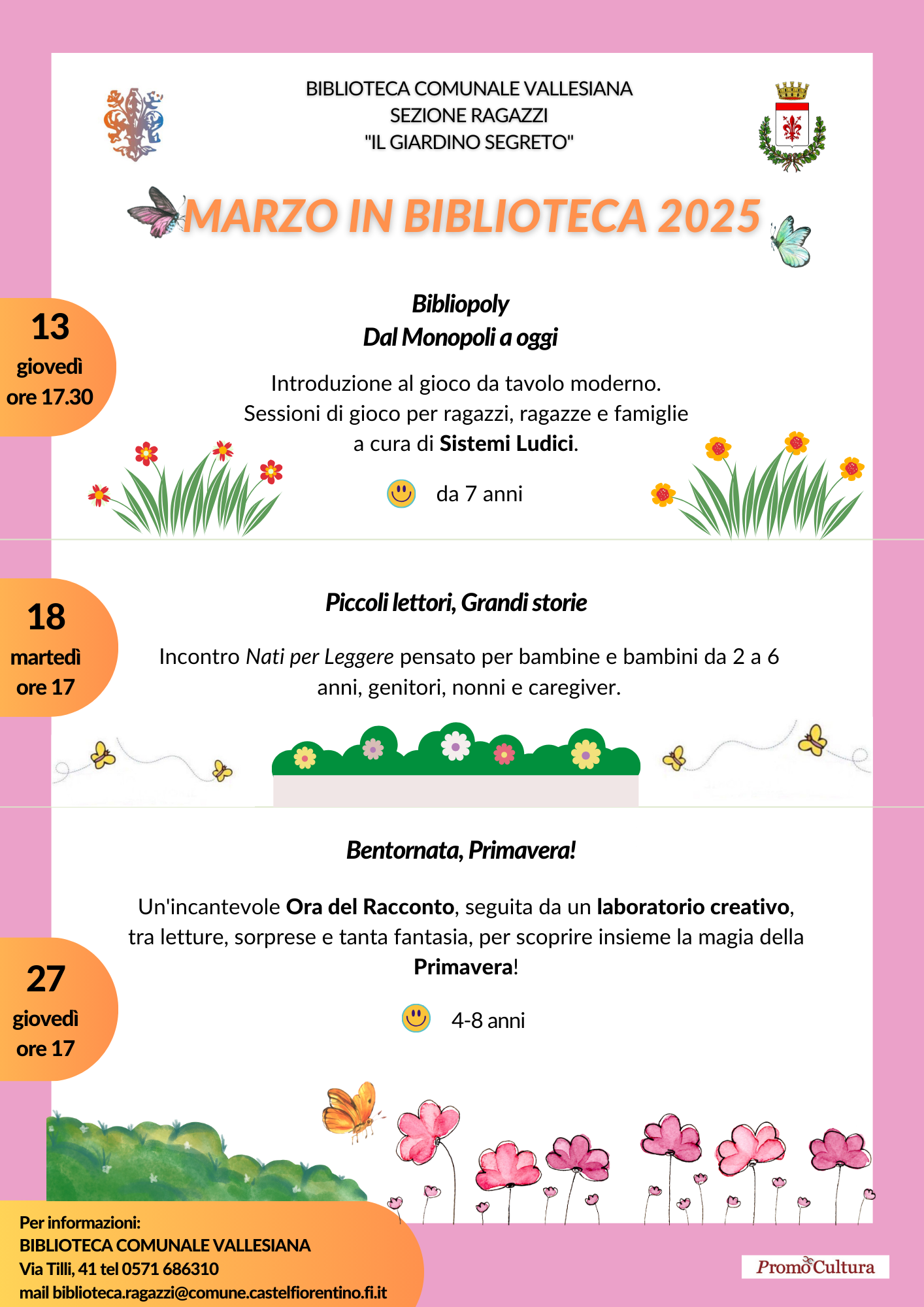 Locandina Marzo in Biblioteca