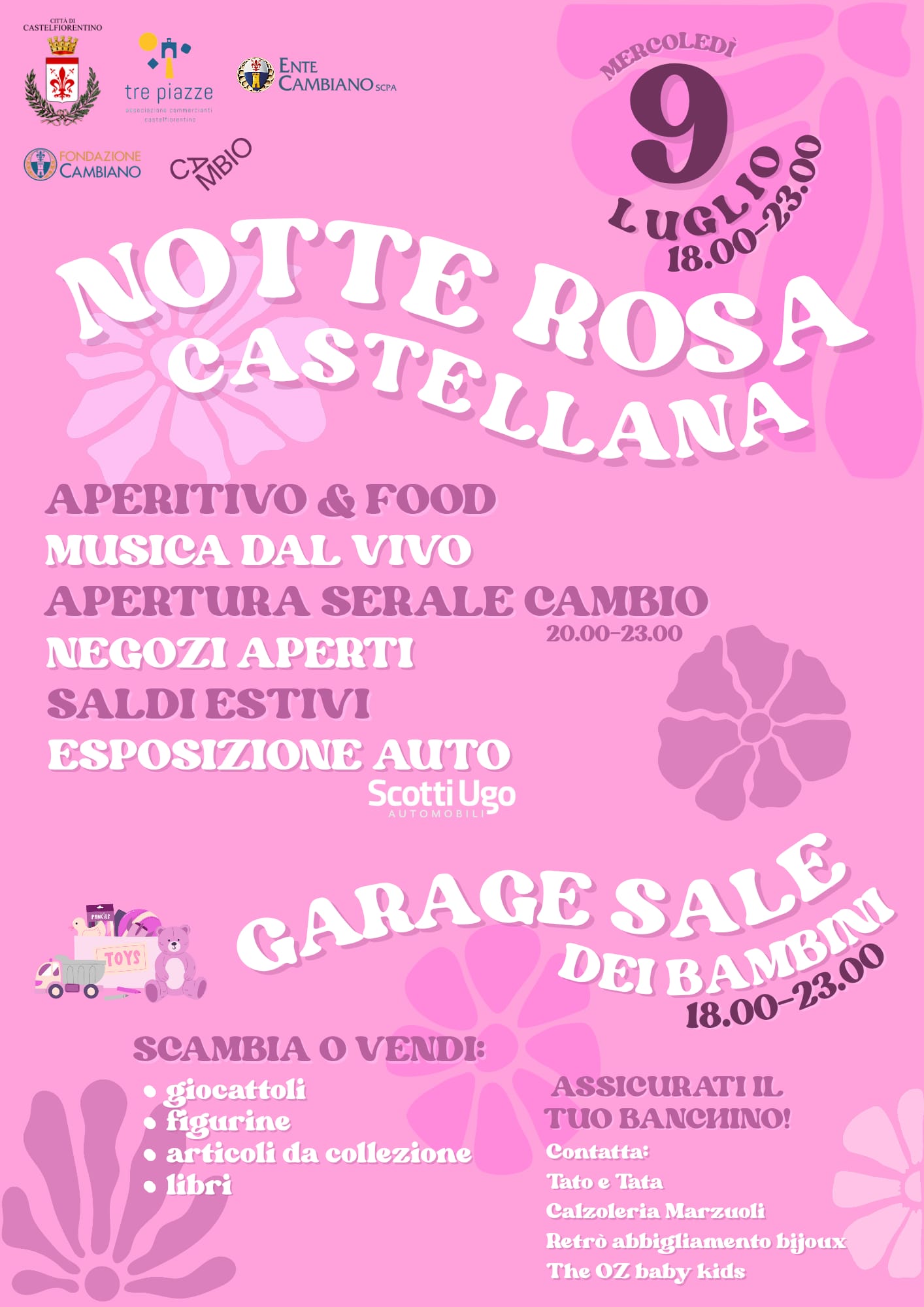 La locandina dell'iniziativa