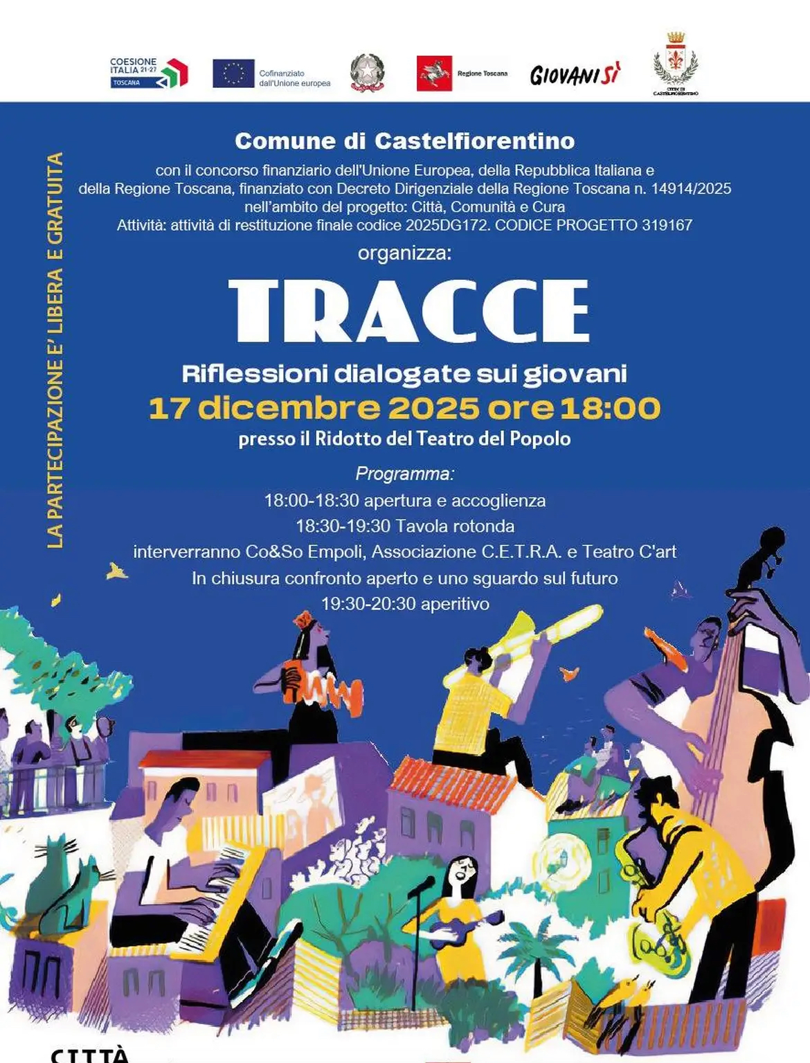 La locandina dell'iniziativa