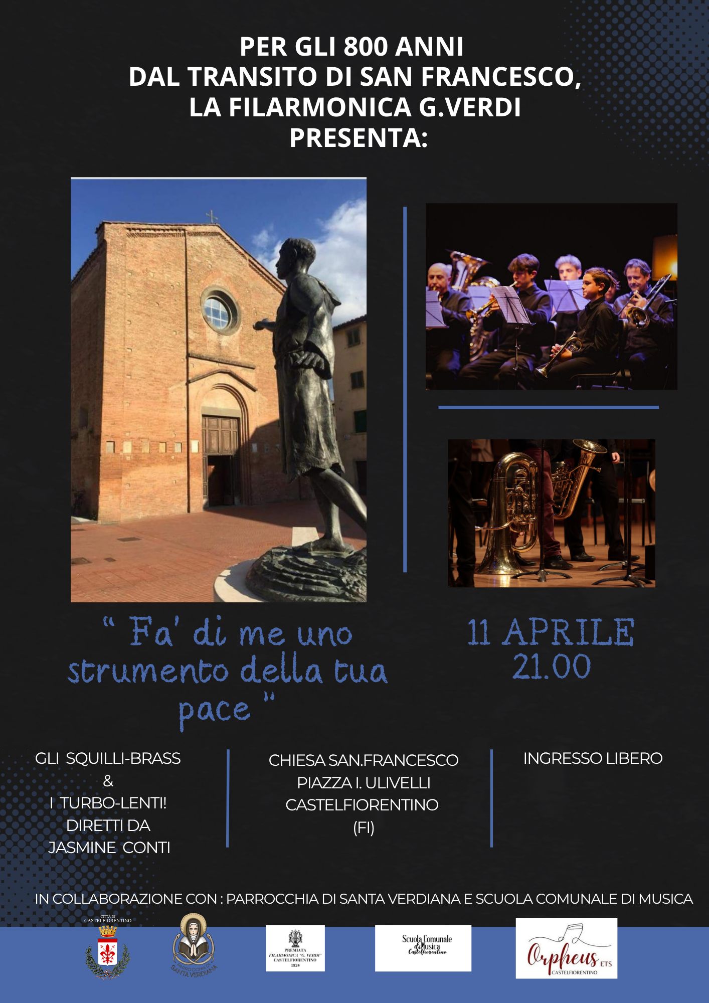 La locandina del concerto