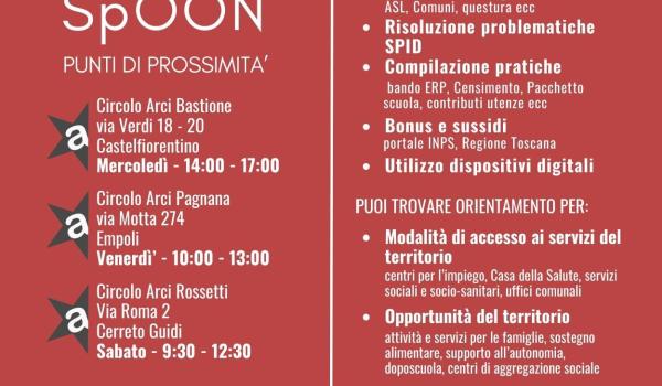 Orari e contatti progetto Spoon