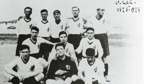 Un'immagine della squadra nel campionato 1928/29