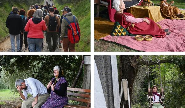 attività "Racconti in cammino" realizzata lo scorso anno