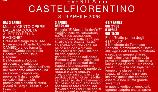 Newsletter Eventi a Castelfiorentino - pag. 1
