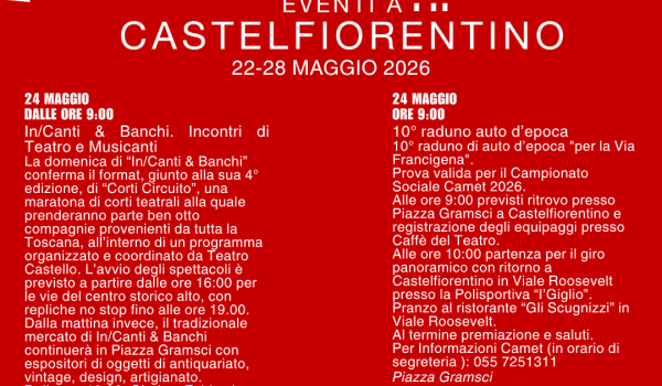 Newsletter eventi a Castelfiorentino 22 - 28 maggio 2026 - pag. 2
