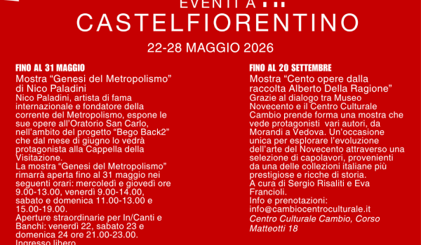 Newsletter eventi a Castelfiorentino 22 - 28 maggio 2026 - pag. 4