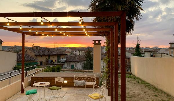 Il giardino della Biblioteca Vallesiana