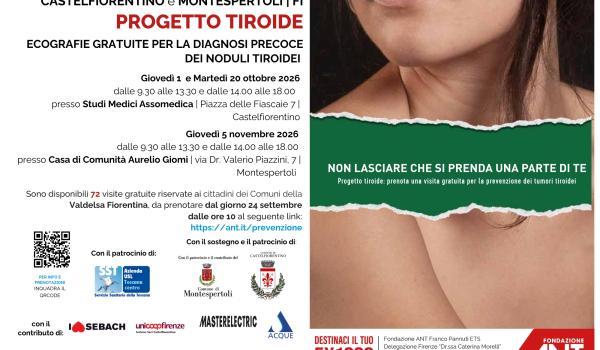 Volantino informativo prevenzione tiroide