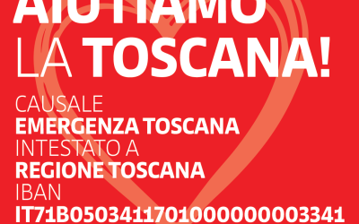 Logo raccolta fondi Aiutiamo la Toscana