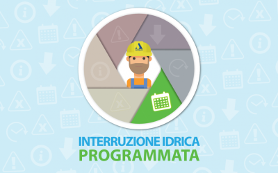 Logo interruzione idrica programmata