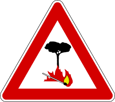 Logo pericolo incendi