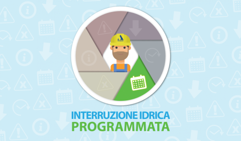 Logo interruzione idrica programmata