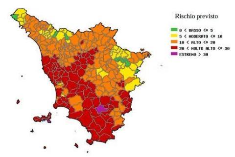 Allerta rischio incendi