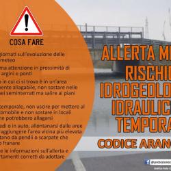 Allerta ARANCIONE